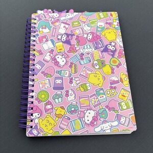 Hello Kitty and Friends‎ Spiral Journal — Kawaii Snack Shop Notebook w/ Tabs